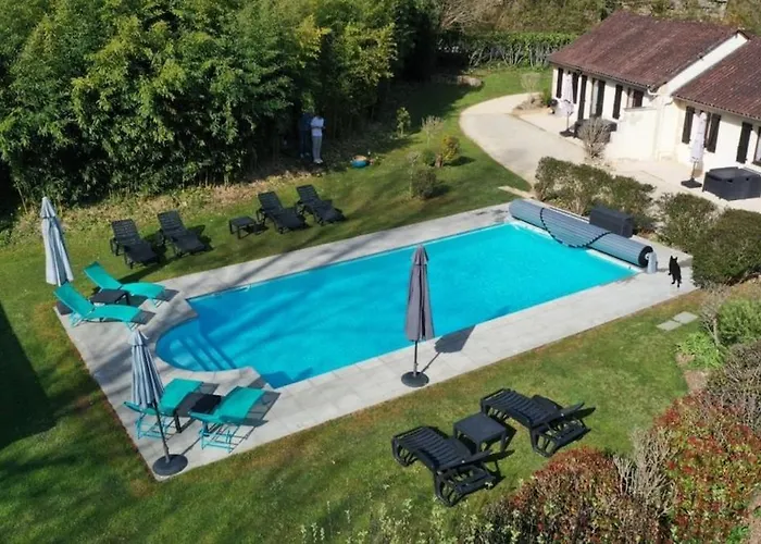 Bambou - Mas Du Ponteil بيت للعطل Sergeac